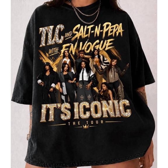 Hot TL.C Salt Pepa Shirt, Iconic En Vogue 2026 Tour Inspired T-Shirt, R&B Concert Graphic Tee, Vintage Music Fan Shirt