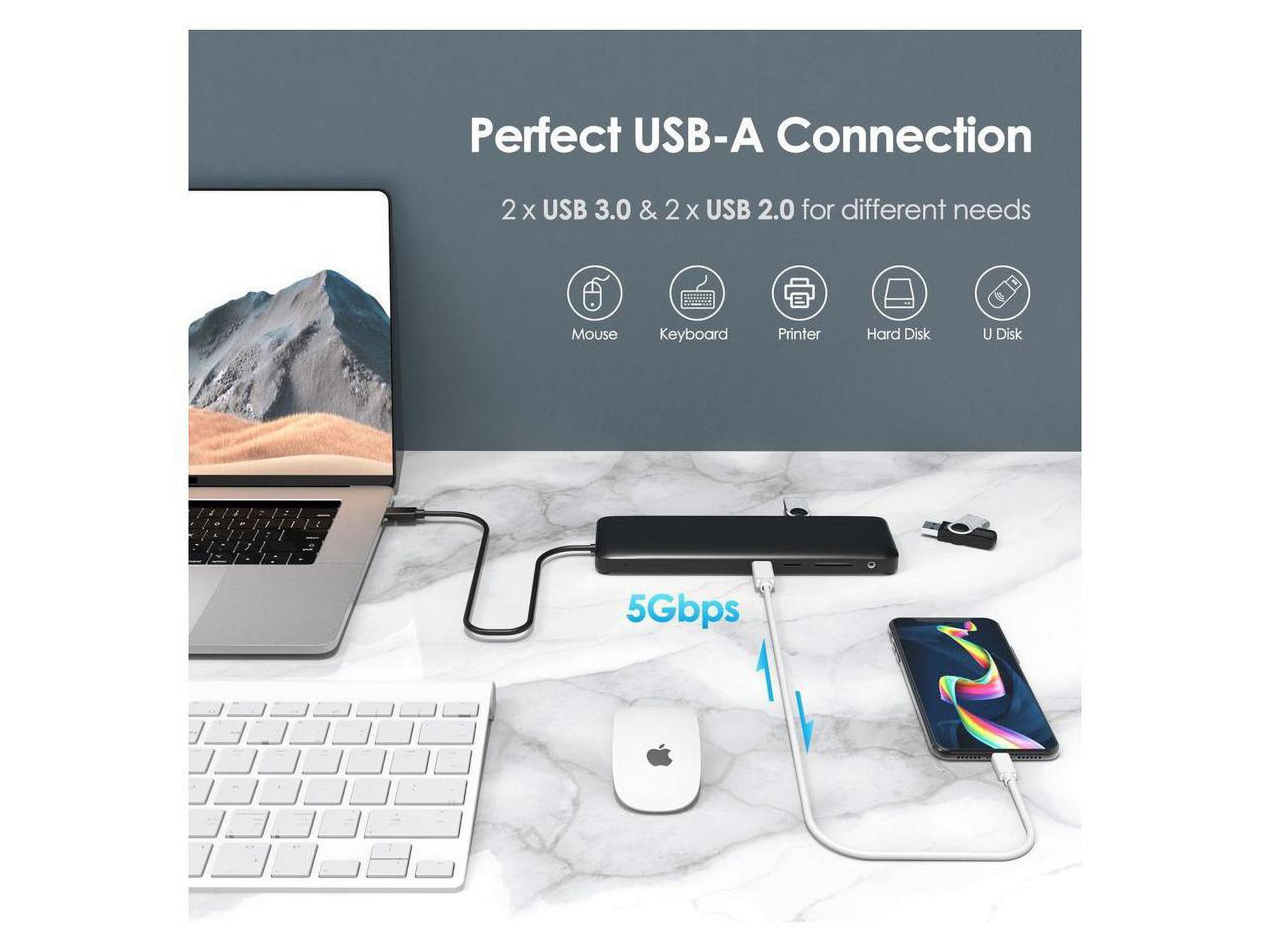 4XEM USB-C Triple Display 4K Docking Station VGA/HDMI/DP 4XUMD04