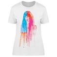 thumbnail image 1 of Watercolor Fem Beauty T-Shirt Women -Image by Shutterstock, Female x-Large, 1 of 2
