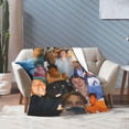 thumbnail image 5 of Blanket Drew Actor Starkey Throw Flannel Blankets Warm Soft Cozy Fuzzy Blanket for Bed Sofa Couch Camping Travel Gift Blankets for All Seasons 80"x60", 5 of 6