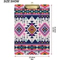 thumbnail image 3 of Coolnut Tribal Ethnic Aztec Geometric Clipboard, Acrylic Standard A4 Letter Size Clip Board with Low Profile Clip for Office, Classroom, Doctor, Nurse and Teacher, 12.5"x9", 3 of 7