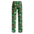 thumbnail image 6 of Christmas Pajama Pants for Women Christmas Candy Cane Print Soft Pjs Pants Comfy Drawstring Casual Sleep Lounge Pants Winter Pj Bottoms Green,S, 6 of 6