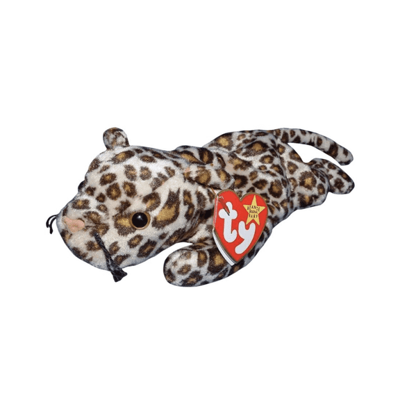 TY Beanie Baby - FRECKLES the Leopard (8.5" Plush)(BONUS 1 RANDOM TY ERASER)