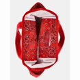 thumbnail image 4 of QEMAUUA Women's Americana Cut Out Tote Bag,Red Bandana Print Shoulder Tote Bag with Multiple Pockets,Large Capacity Casual Handbag for Daily Use, 4 of 10
