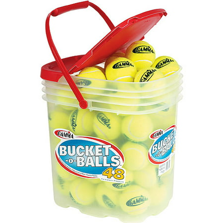 GAMMA Sports Bucket-o-Balls Tennis