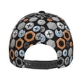 thumbnail image 6 of Kdxio Unisex Colorful Screws Pattern Baseball Cap Unisex Washed Classic Adjustable Hat, 6 of 8