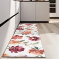 thumbnail image 4 of Pioneer Flower Floral Print Pattern Kitchen Rug Mat,Kitchen Runner Rugs Non Skid Washable,Decorative Kitchen Floor Mats for Kitchen,Sink,Laundry,17"X47", 4 of 5
