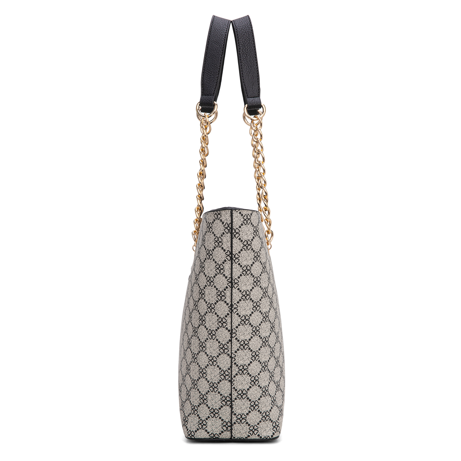 Montana West Tote Bag for Women Chain Top-handle Handbags, Black