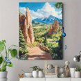 thumbnail image 4 of Mountain Path Landscape Canvas Wall Art/Decorative Painting，Suitable for Living Room，Bedroom，Office，Hotel，and Restaurant Decoration., 4 of 8