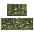 thumbnail image 1 of Cartoon Flower Print Kitchen Carpet Cartoon Fish Print Kitchen Carpet Washable Cushion Comfortable Kitchen Carpet Set, 1 of 6
