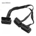 thumbnail image 2 of Good gift Portable OBD2 Extension Cord One-divided-two Connection Adapter Wire 16-pin Diagnostic Cable For OBD Interface Car Model, 2 of 7