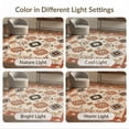 thumbnail image 7 of ODIKA 5'x7' Washable Area Rug Geometric Southwestern Trellis Neutral Farmhouse Boho Minimalist for Small Living Room, Bedroom, Easy Care, Non-Shedding, Pet Friendly, 7 of 7