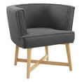 thumbnail image 2 of Modway Anders Upholstered Fabric Accent Chair in Gray, 2 of 8