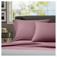 thumbnail image 1 of Winkle Resistant Regency Home Cotton Linen Sateen Sheet Set, (Twin, Purple), 1 of 1
