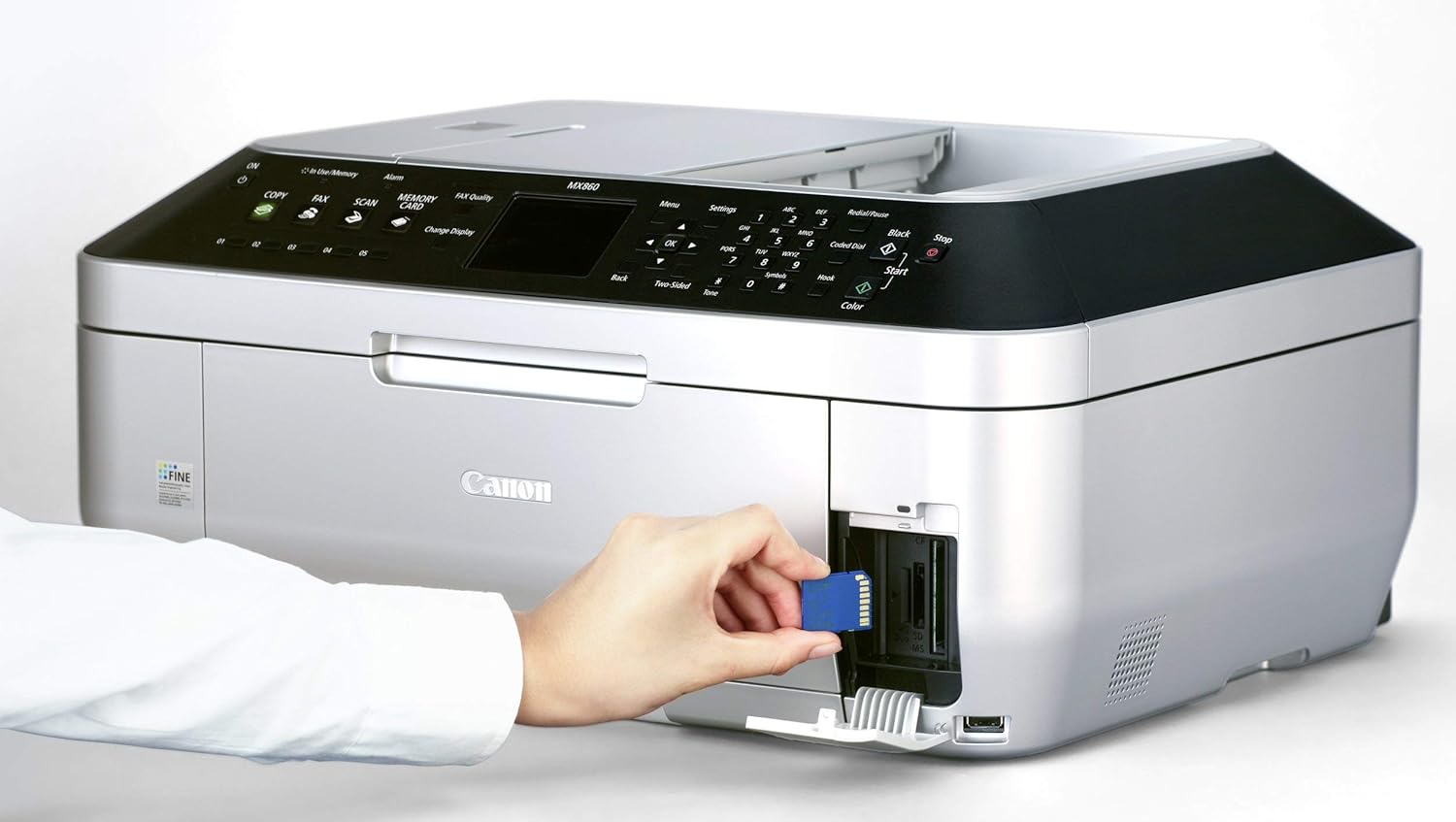 Canon PIXMA MX860 Wireless All-In-One office Printer with USB-Wi-Fi Connectivity Technology - 5.6ppm - 9600 x 2400 dpi - 3301B002