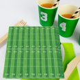 thumbnail image 4 of Jiibva 50Pcs Green Football Print Disposable Paper Napkins for Sports Theme Parties, 4 of 7