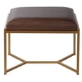 thumbnail image 3 of Cortesi Home Lashe Ottoman, Brushed Gold Legs, 3 of 5