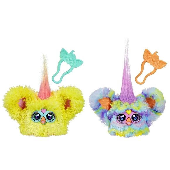 Pack de 2 unidades de peluche electrónicos Furby Furblets para niñas y niños mayores de 6 años, Nug-Ete & Swee-Dee, de Spring Mini Friends, multicolor
