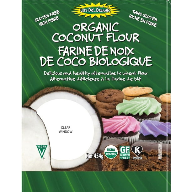 Let's Do Organic - Farine de noix de coco, 454 g