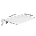 thumbnail image 4 of BonChoice Wall Mounted Folding Table and Computer Desk, White, 4 of 7