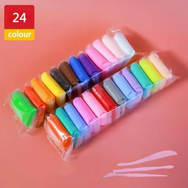 Modeling Clays With 3 Sculpting Tools 12/24/36 Colors Light Clay Easy To Shape Air Dry For Kids Boys Art Crafts Christmas Birthday Gift