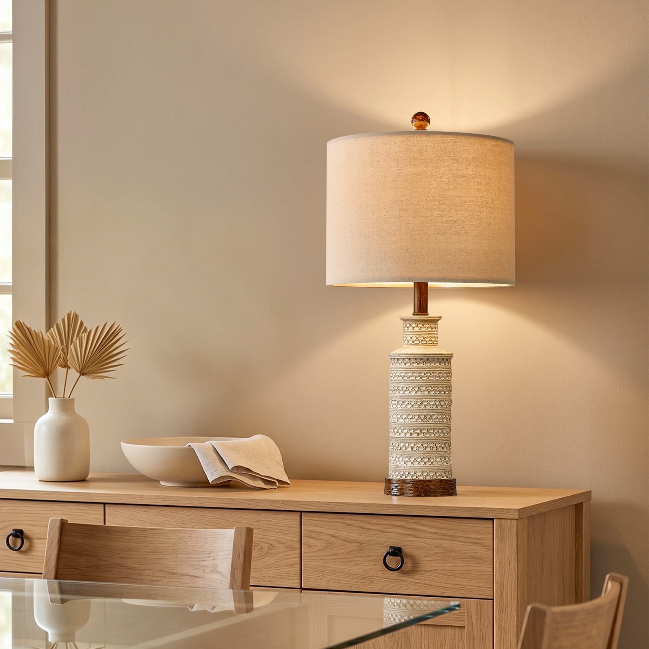 Oneach Bedside Table Lamps, Set of 2, 24 Inch photo 6
