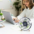 thumbnail image 3 of Vaidha LED Cozy Light Small Fan Silent Desktop Desktop Five-speed Built-in Fresh Photo Fan, 3 of 7
