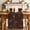 Brown, variant on Navy Blue Table Runner 48 Inches, Spring Flora Bed Runner Dresser Scarves Tabletop for Indoor Outdoor Parties/Ceremony/Banquet, 13" x 48"