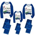 thumbnail image 2 of iHapHap Family Matching Christmas Pajamas Cotton Blend Long Sleeve Blue Plaid PJ Set, Womens 3XL, 2 of 5