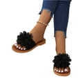 thumbnail image 3 of Willtoo 2026 Trendy Flower Slippers Sandals for Women Summer Casual Flat Sandal Shoes Comfortable Slip on Flower Slides Sandals Beach Shoes, 3 of 6