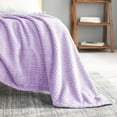 "Exclusivo Mezcla Queen Size Fluffy Bedspread Jacquard Weave, 90"" x