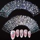 thumbnail image 2 of Pegatinas para uñas PEPFTG 3D luna y estrella plateadas, 30 hojas, 2 of 6