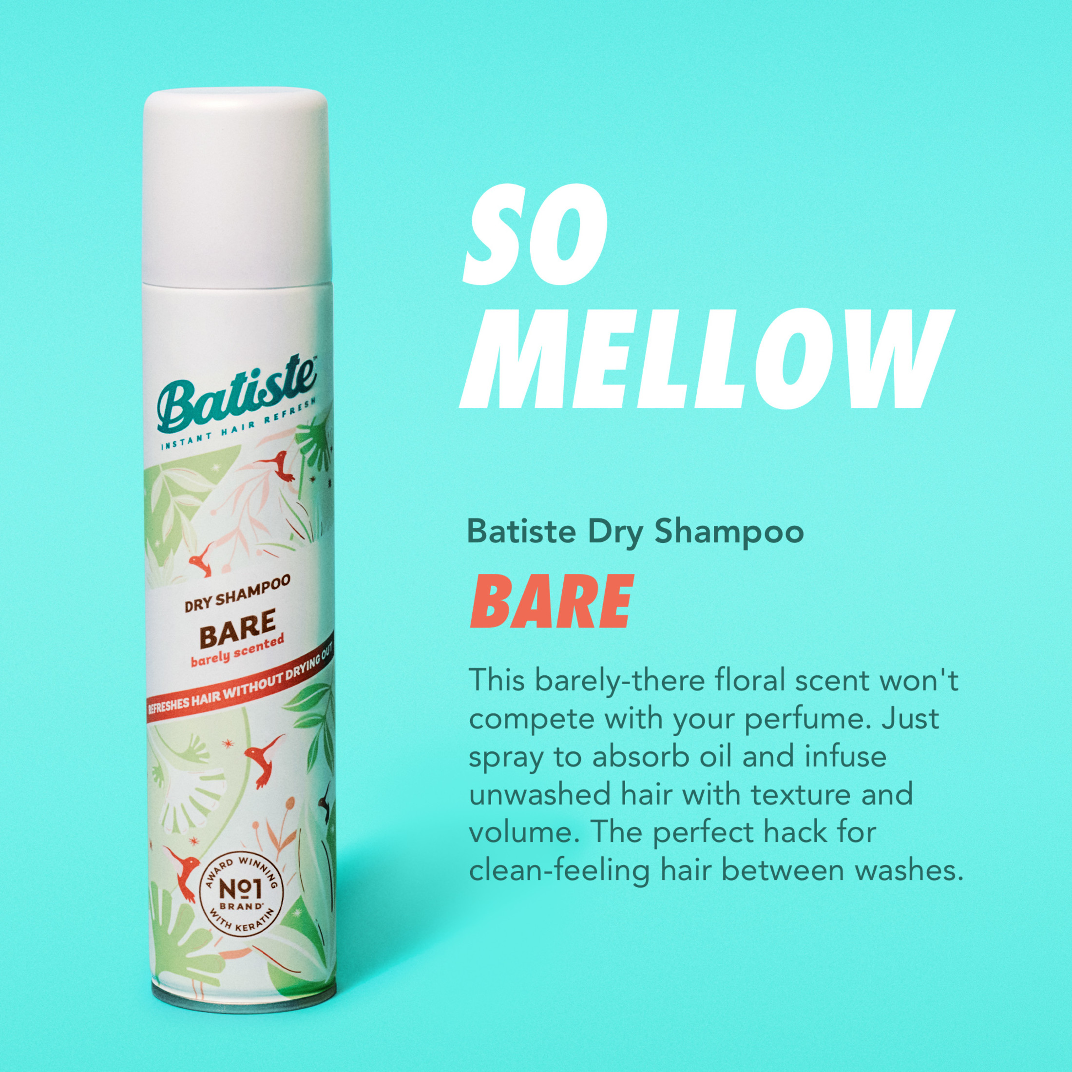 Batiste Dry Shampoo, Bare Fragrance, 4.23 oz photo 6