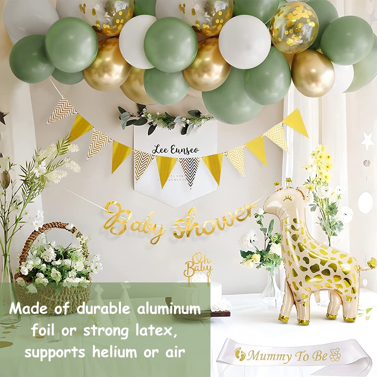 Ballons Baby Shower biodégradable