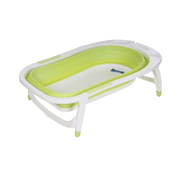 Bañera The Baby Shop 8833 ultra compacta y plegable Verde 30 litros