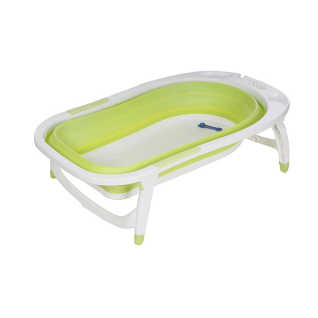 Bañera The Baby Shop 8833 ultra compacta y plegable Verde 30 litros