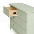 thumbnail image 6 of Graco Sasha 6 Drawer Nursery Double Dresser, Sage, 6 of 8