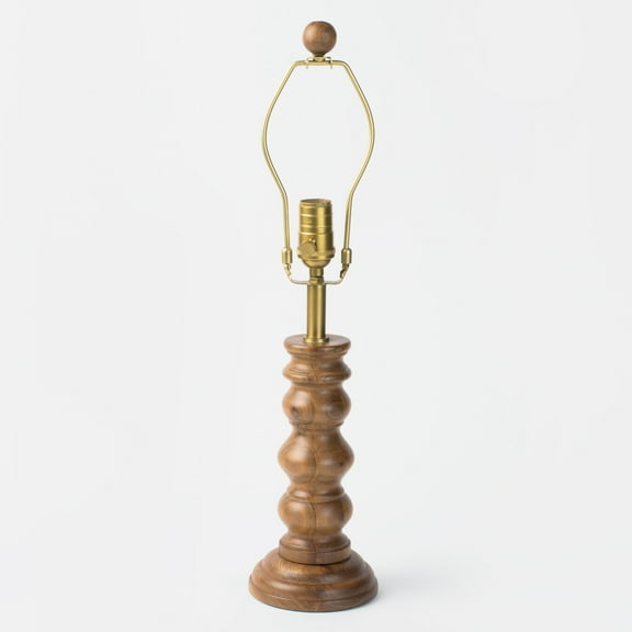 Turner Wooden Lamp Stand
