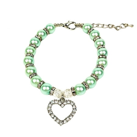 2025 New Cute Pet Jewelry Pearl Collar Pet Pearl Collar For Small Pet Cat Dog Collar Dog Bone Pendant Jewelry Pet Accessories