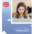 thumbnail image 5 of Upgrade USB Type C Kids Headphone for School, 94dB Safe Volume Limited, HD Stereo Sound, Foldable Lightweight On-Ear Headphones for Boys/Girls/Students/Tablet/Travel-Red, 5 of 7