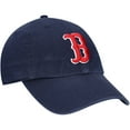thumbnail image 3 of Youth '47 Navy Boston Red Sox Team Logo Clean Up Adjustable Hat, 3 of 4