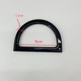 thumbnail image 4 of mmirethe 2Pcs Women Purse Handles Belt Replacement Handmade DIY for Tote Purse Making black D shape 1Set, 4 of 6