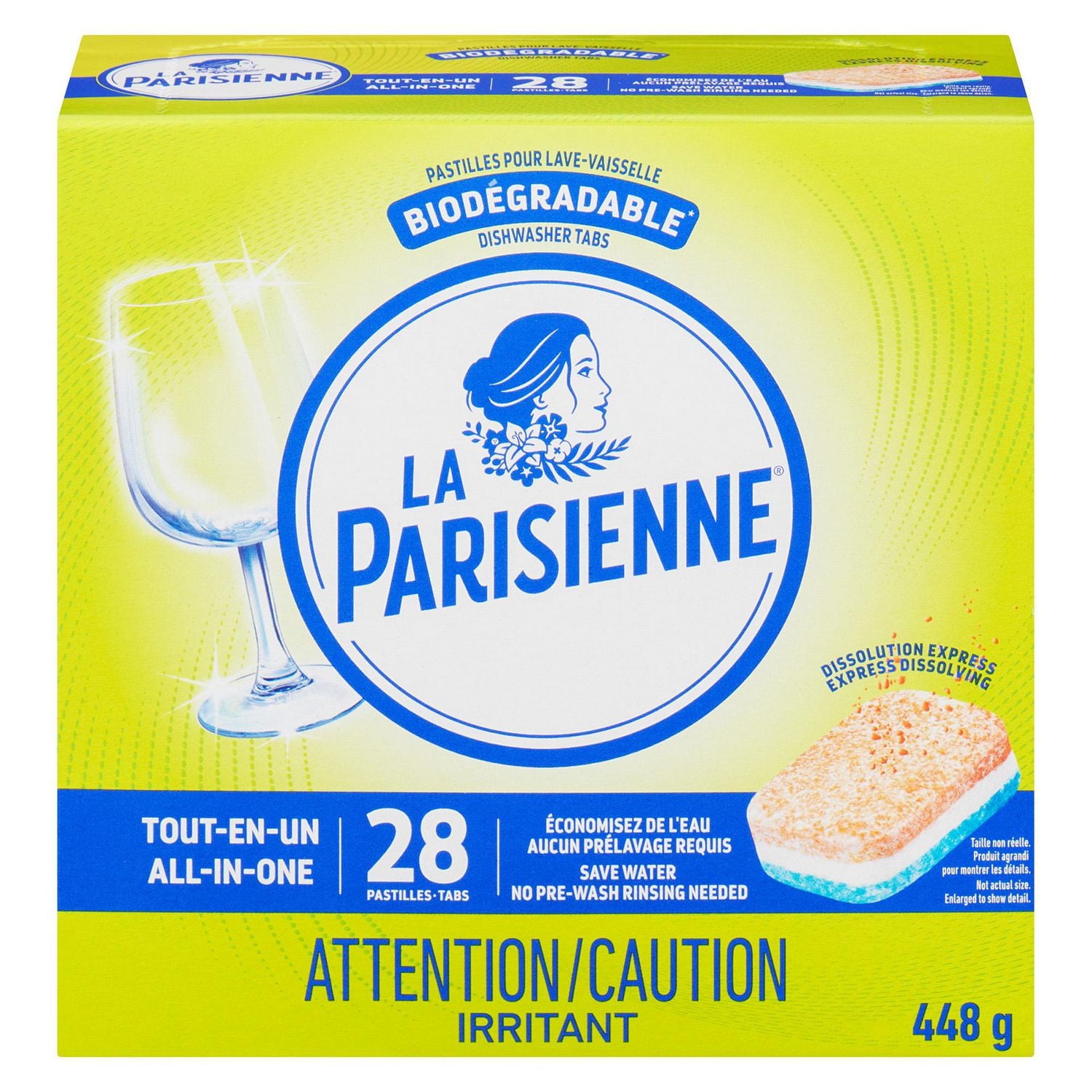 La Parisienne Pastilles Lave-Vaisselle 28 unités 1 pièce