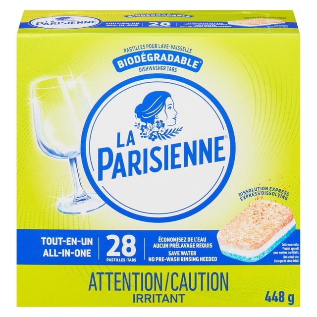 La Parisienne Pastilles pour Lave-Vaisselle 28 Unités.