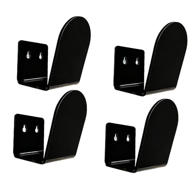 Almencla 4 Pieces Baseball Glove Holder Gift Display Rack for Home Locker Room Office with Screw Holes
