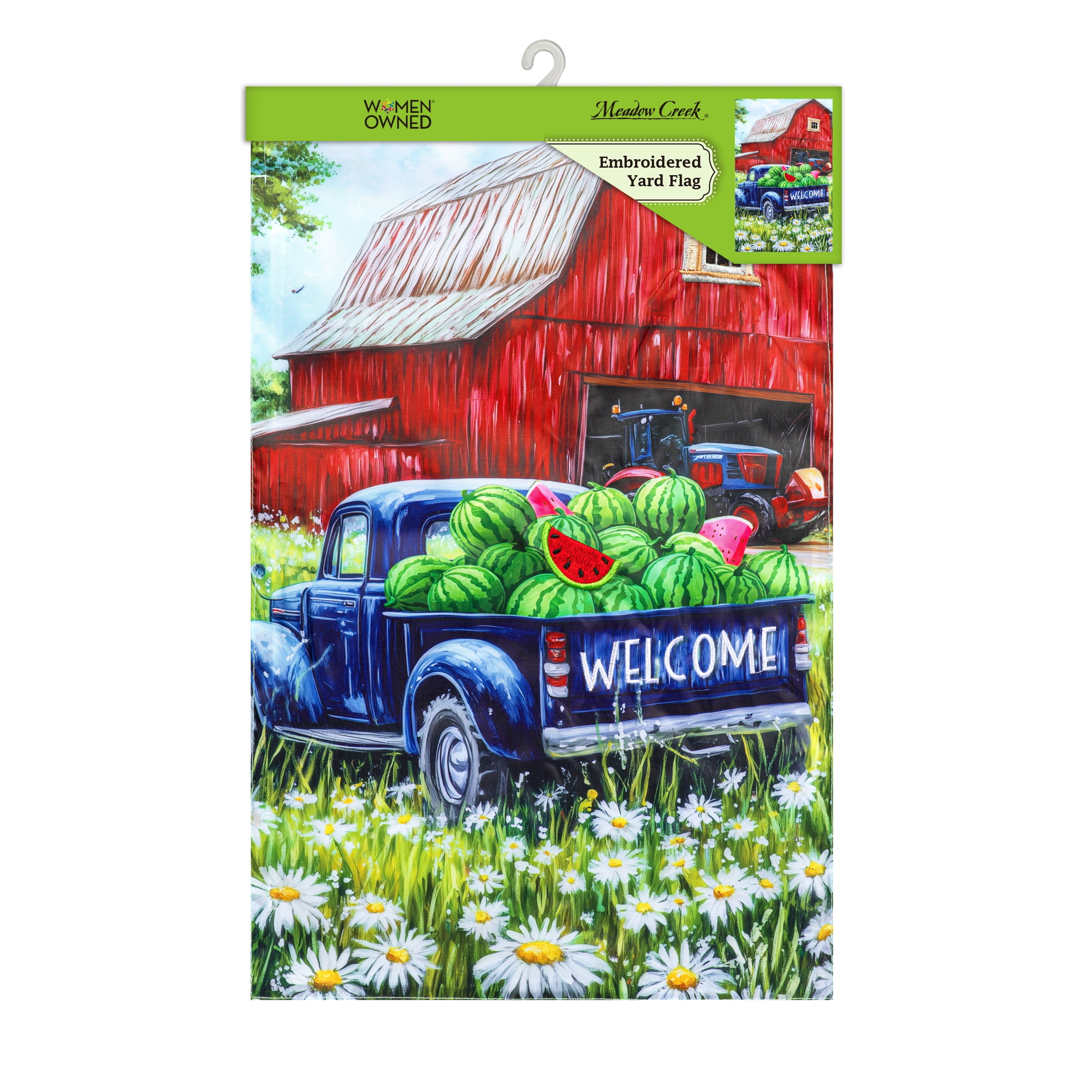 Meadow Creek 11.5" x 18" Spring Peonies Outdoor Yard Flag