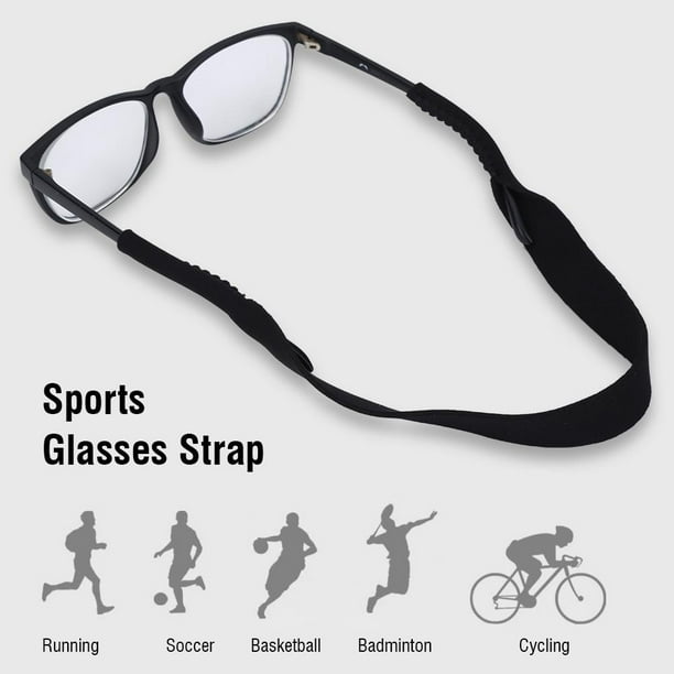 Ccdes 5pcs Glasses Strap, Adjustable Eyewear Retainer Straps Holder for