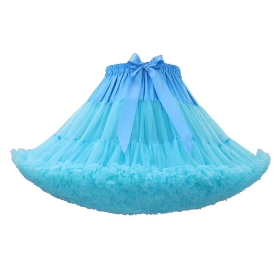 Women Skirt Support Skirt Super Soft Boneless Petticoat Half Puffy Skirt Club Basic Leisure Dailywear