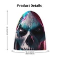 thumbnail image 4 of Honeii Modern Abstract Colorful Skull A Print Kids Knit Beanie Watch Hat ,Knit Cap for Boys and Girls, 4 of 7