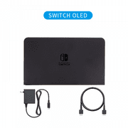 for Nintendo Switch OLED Dock Set with AC Adapter and HDMI Cable